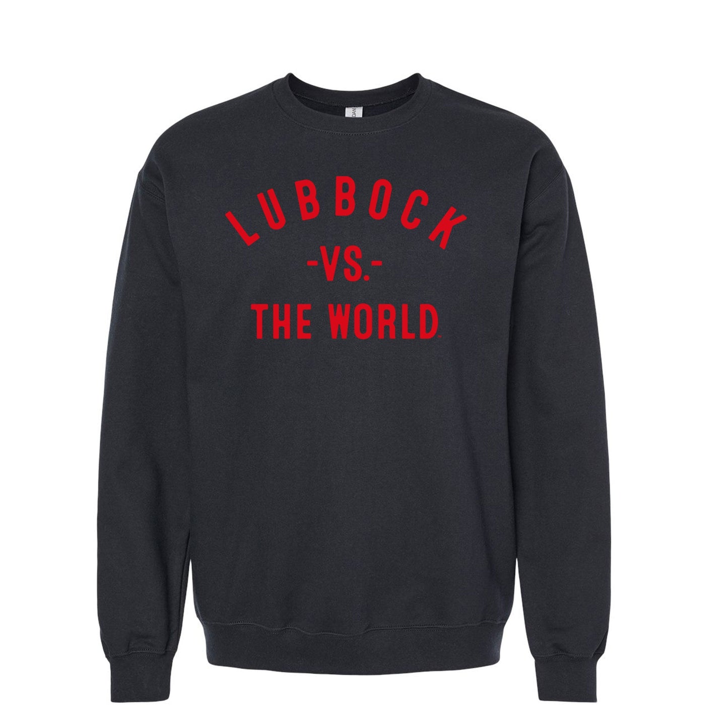 LUBBOCK Vs The World Unisex Sweatshirt - VS THE WORLD