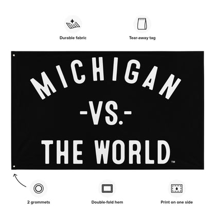 MICHIGAN Vs The World Flag - VS THE WORLD