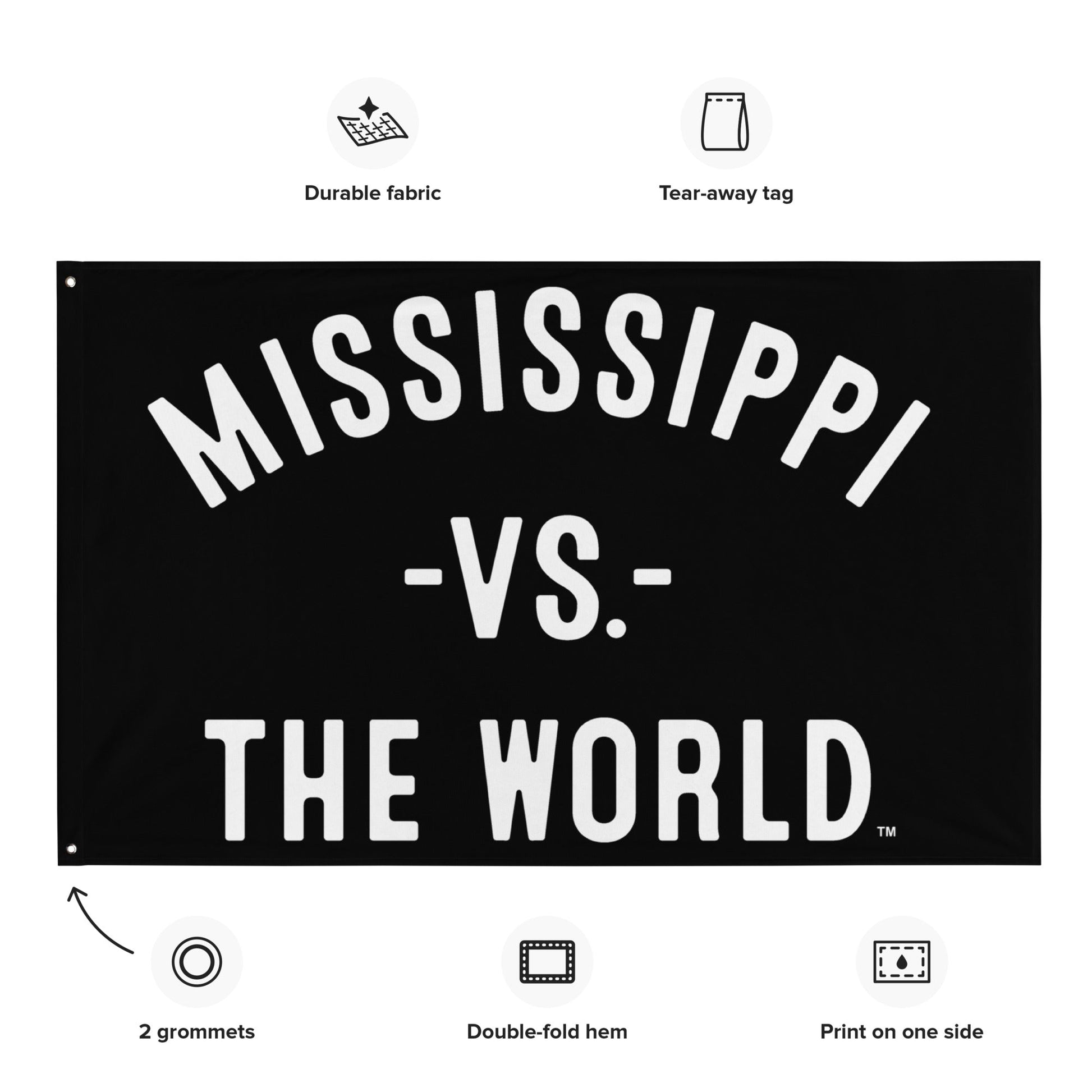 MISSISSIPPI Vs The World Flag - VS THE WORLD