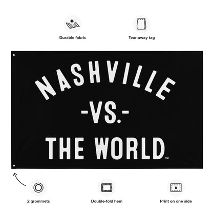 NASHVILLE Vs The World Flag - VS THE WORLD