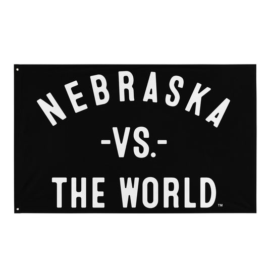 NEBRASKA Vs The World Flag - VS THE WORLD