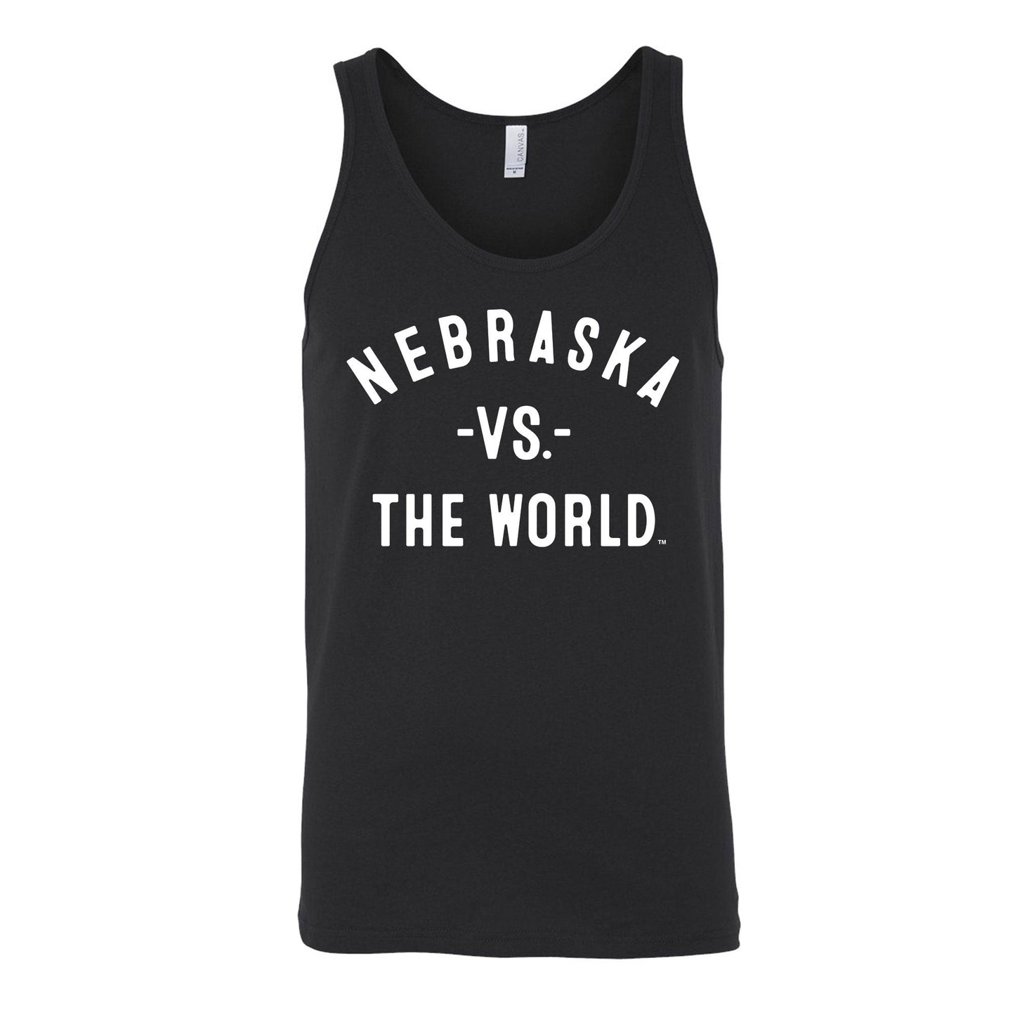 NEBRASKA Vs The World Unisex Tank Top - VS THE WORLD