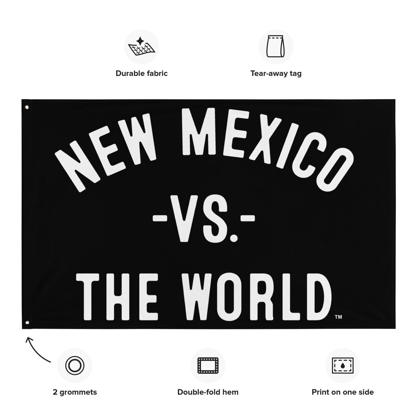 NEW MEXICO Vs The World Flag - VS THE WORLD