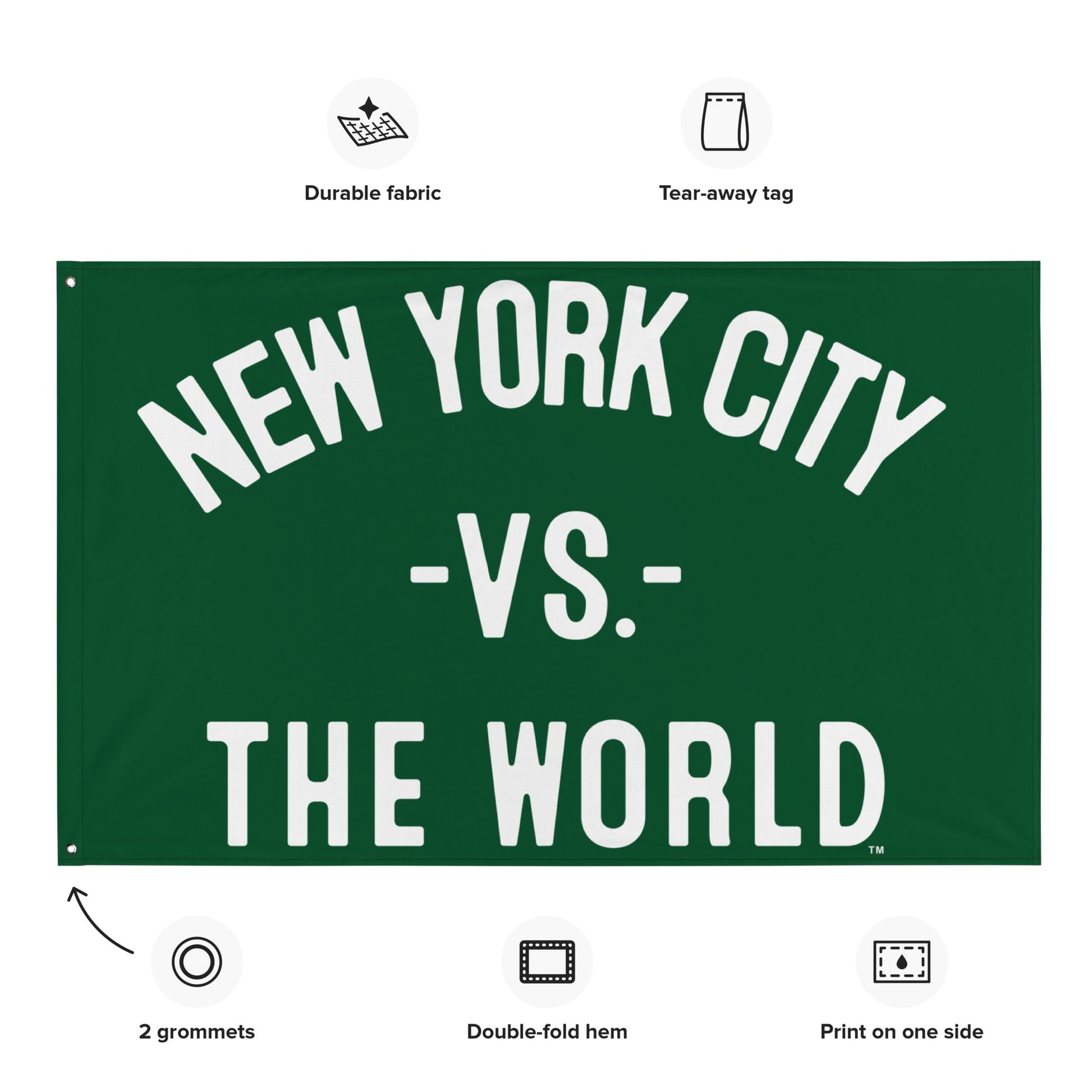 NEW YORK CITY Vs The World Flag - VS THE WORLD