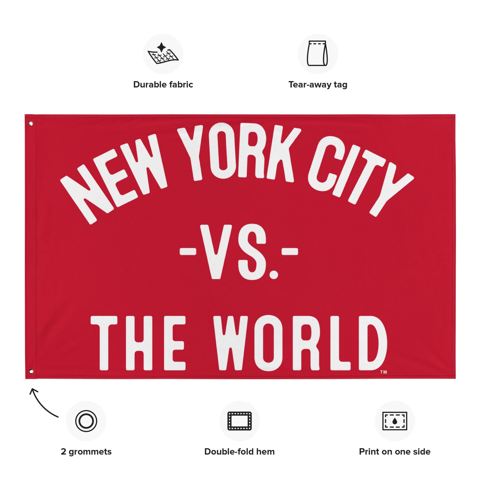 NEW YORK CITY Vs The World Flag - VS THE WORLD