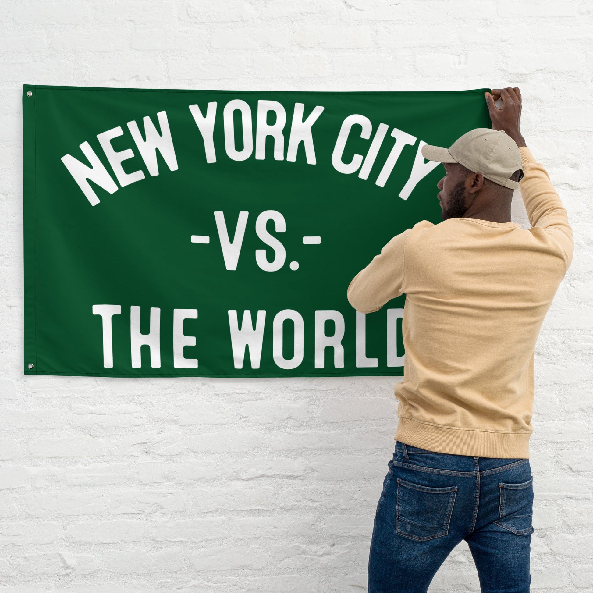 NEW YORK CITY Vs The World Flag - VS THE WORLD