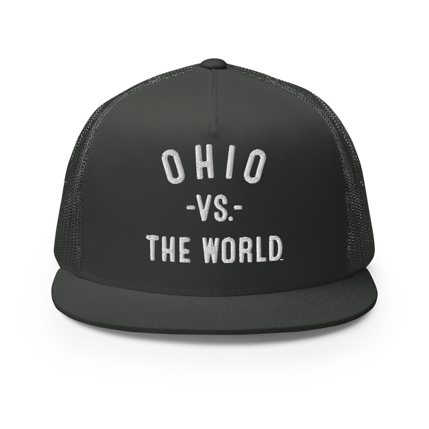 OHIO Vs The World Embroidered Trucker Cap - VS THE WORLD