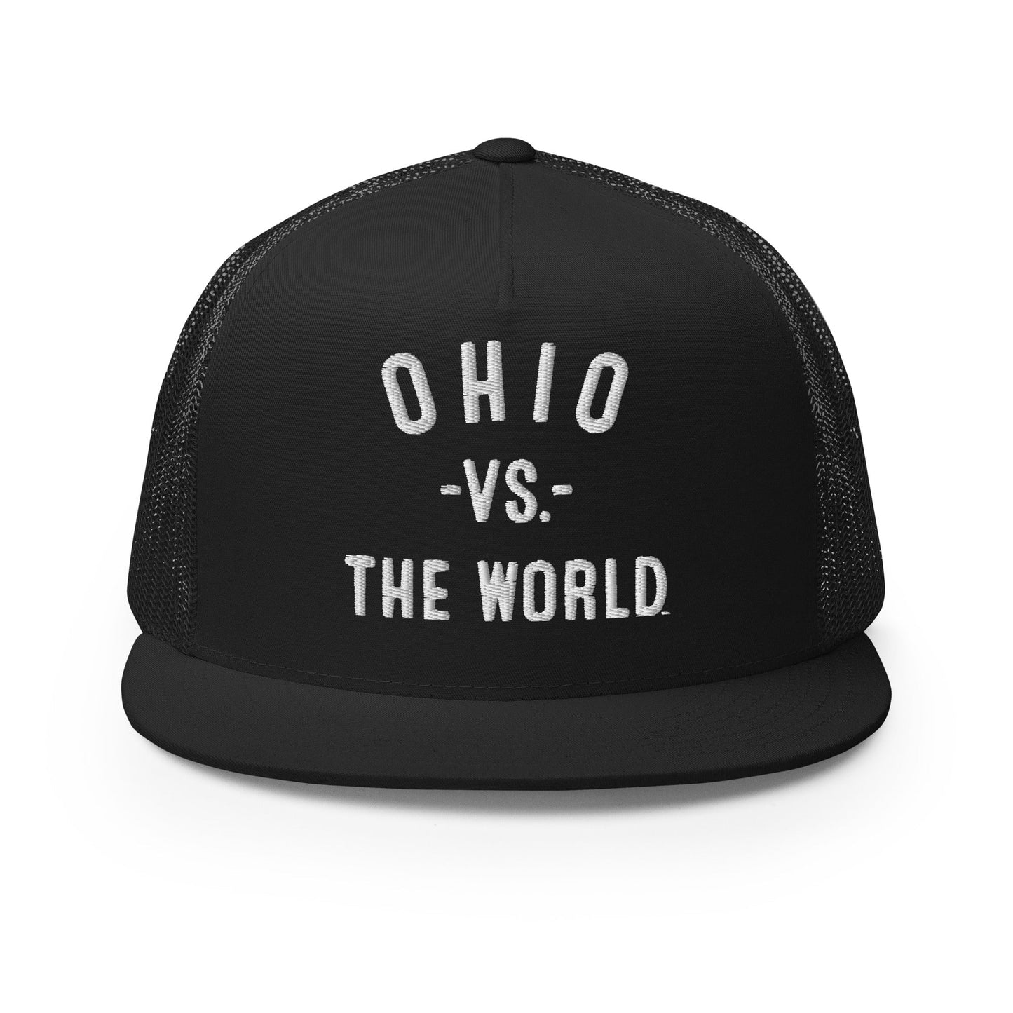 OHIO Vs The World Embroidered Trucker Cap - VS THE WORLD