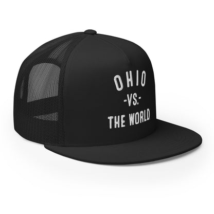 OHIO Vs The World Embroidered Trucker Cap - VS THE WORLD