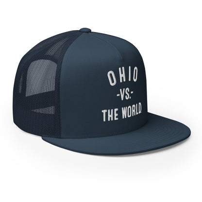 OHIO Vs The World Embroidered Trucker Cap - VS THE WORLD