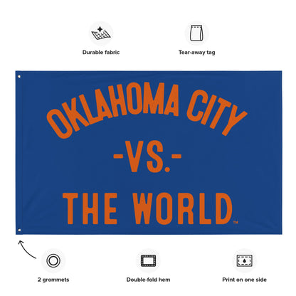 OKLAHOMA CITY Vs The World Flag - VS THE WORLD