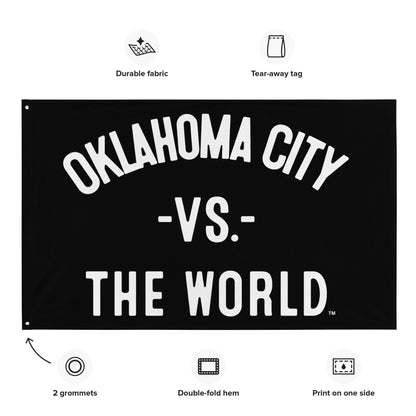 OKLAHOMA CITY Vs The World Flag - VS THE WORLD