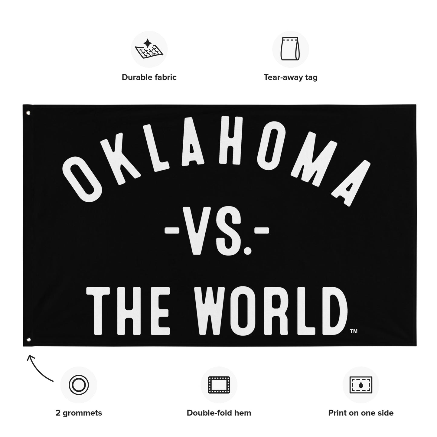 OKLAHOMA Vs The World Flag - VS THE WORLD