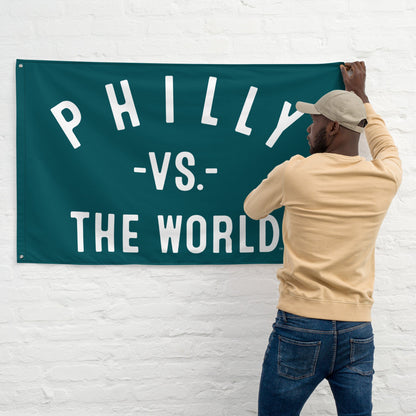 PHILLY Vs The World Flag - VS THE WORLD