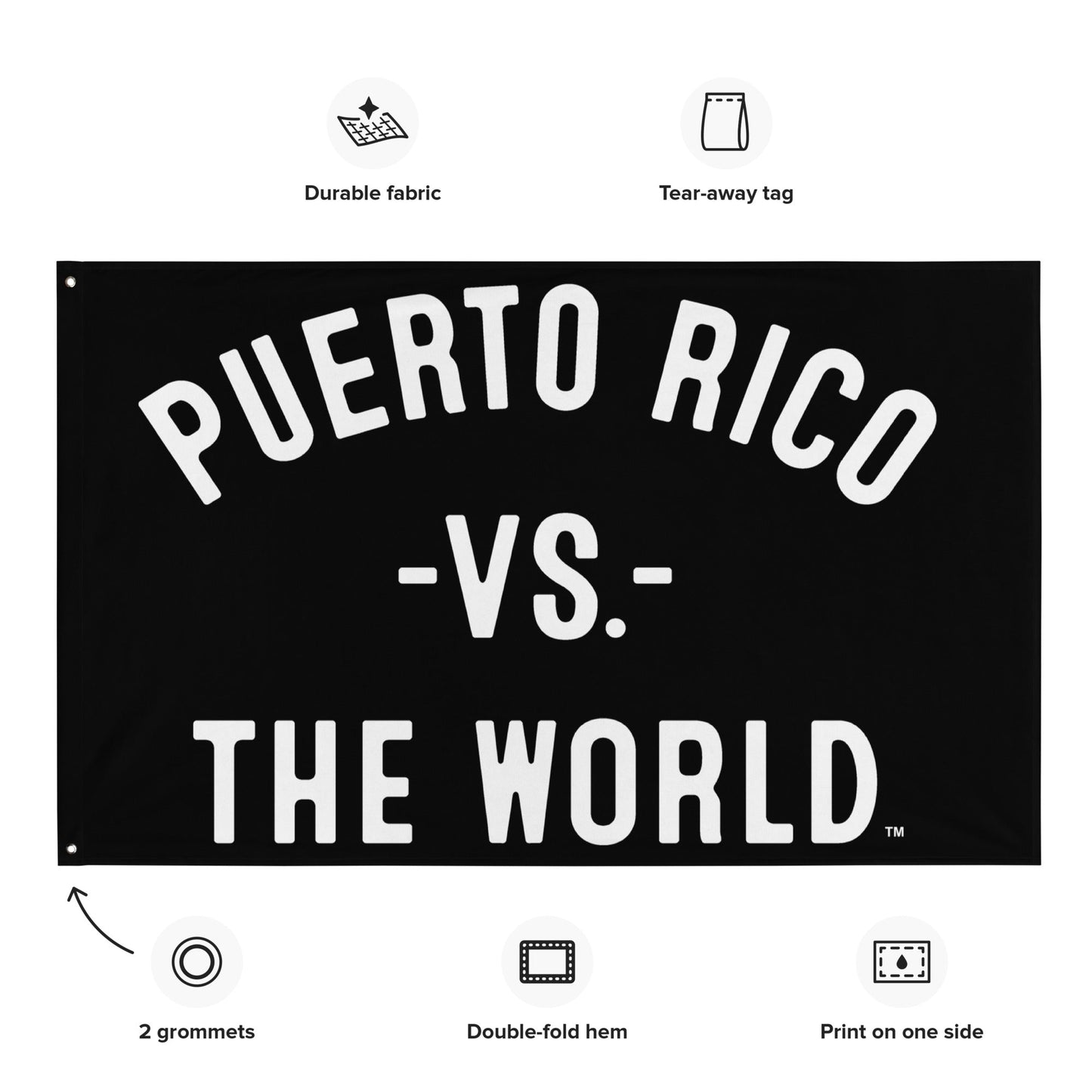 PUERTO RICO Vs The World Flag - VS THE WORLD