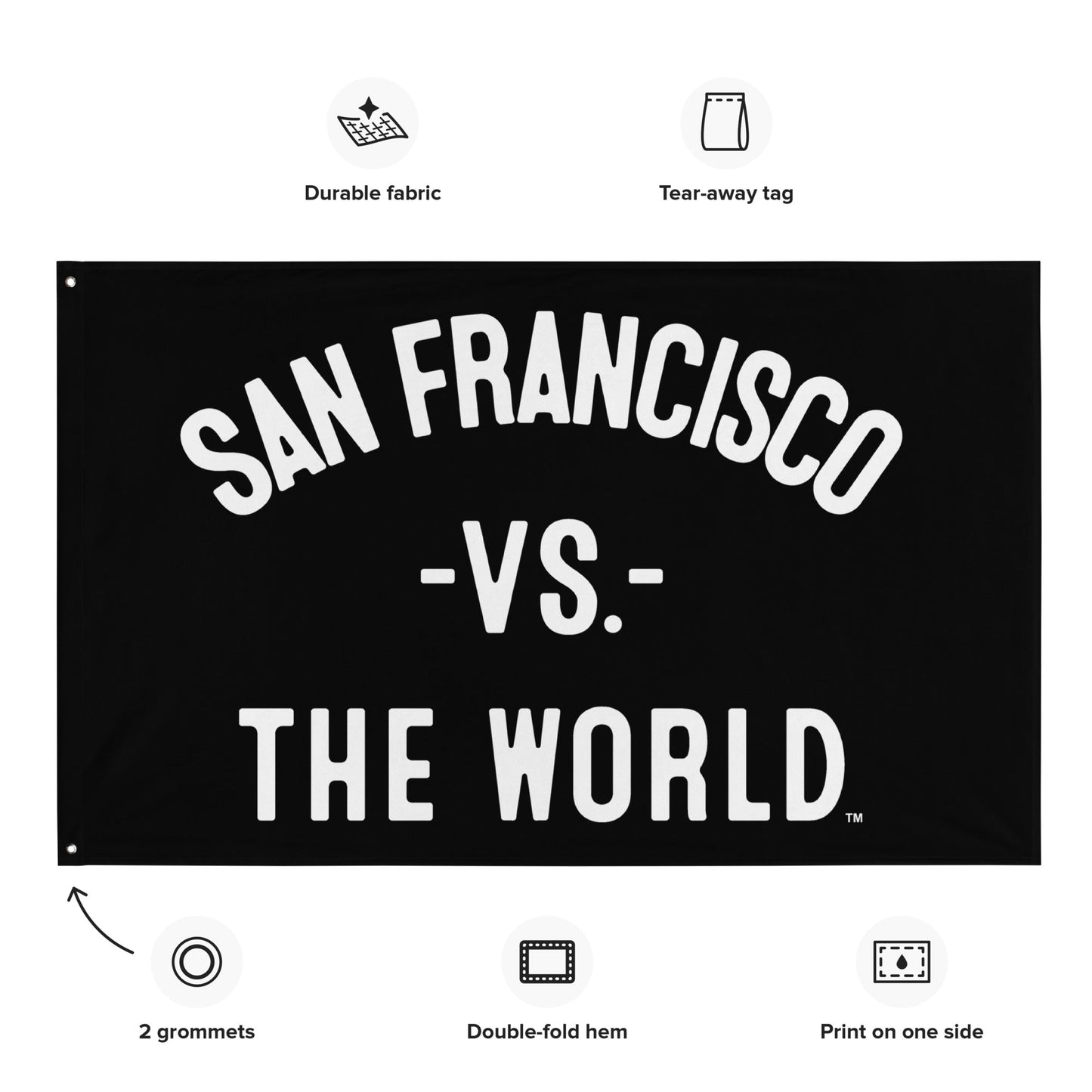 SAN FRANCISCO Vs The World Flag - VS THE WORLD