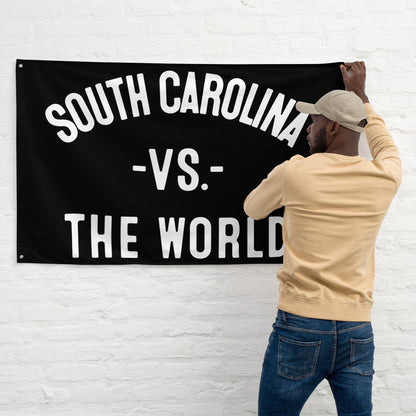 SOUTH CAROLINA Vs The World Flag - VS THE WORLD