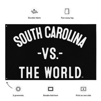 SOUTH CAROLINA Vs The World Flag - VS THE WORLD