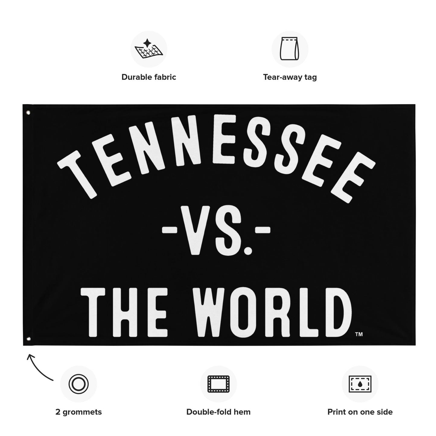 TENNESSEE Vs The World Flag - VS THE WORLD