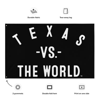 TEXAS Vs The World Flag - VS THE WORLD