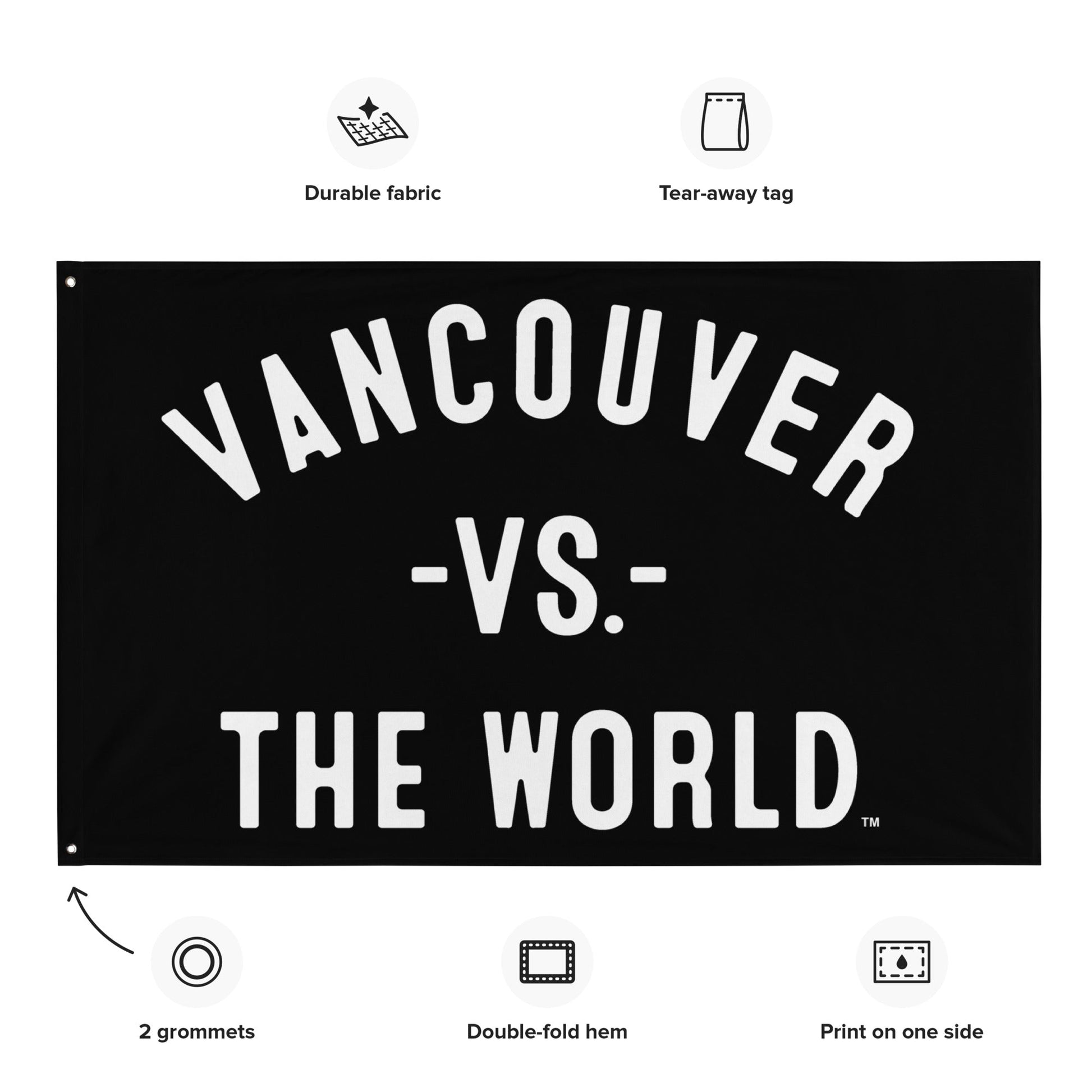 VANCOUVER Vs The World Flag - VS THE WORLD