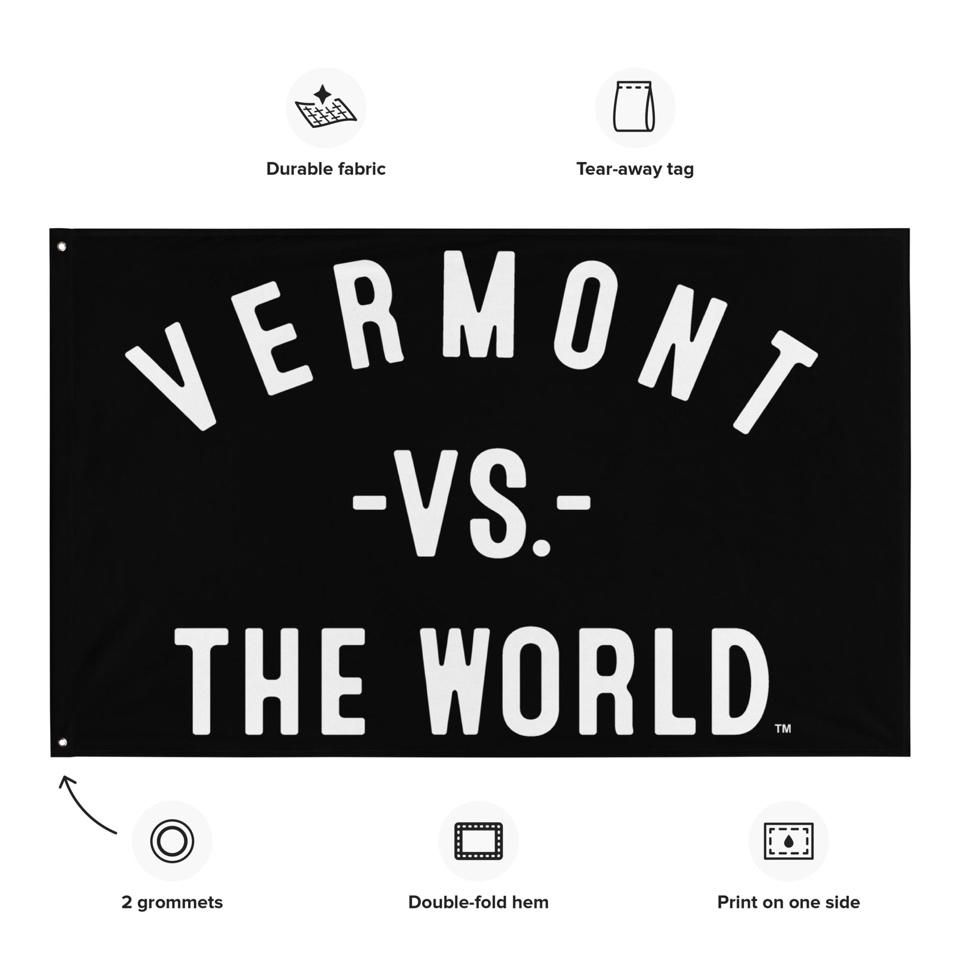 VERMONT Vs The World Flag - VS THE WORLD