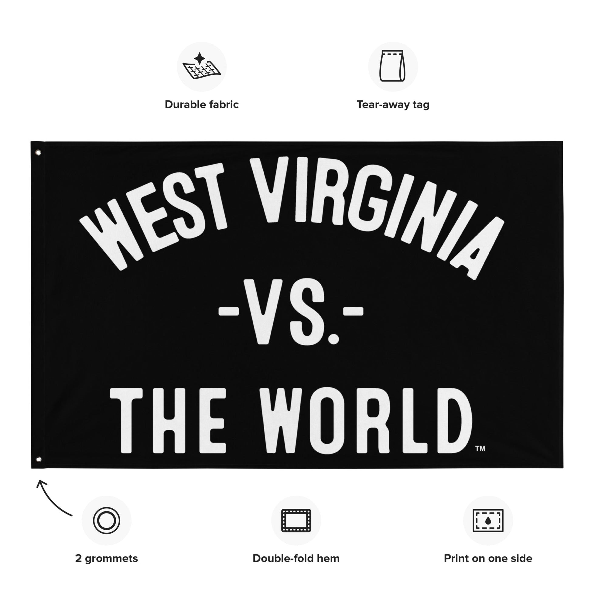 WEST VIRGINIA Vs The World Flag - VS THE WORLD