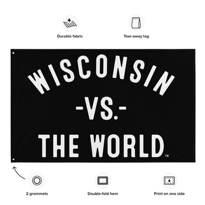 WISCONSIN Vs The World Flag - VS THE WORLD